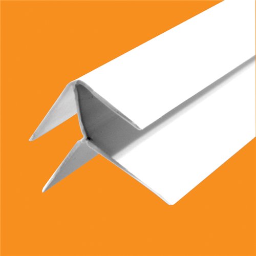 6mm External Angle White 3m PTT