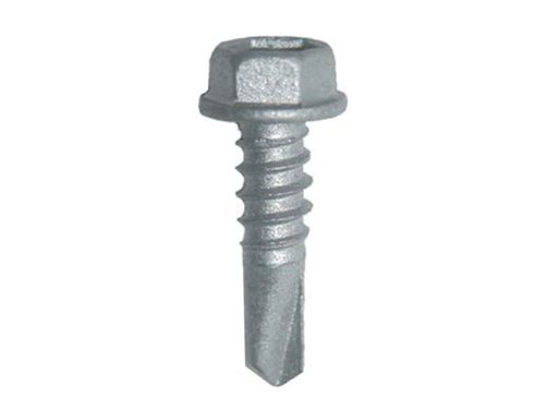 Screws Hex Head Self Drill 'Tek' Point Galv
